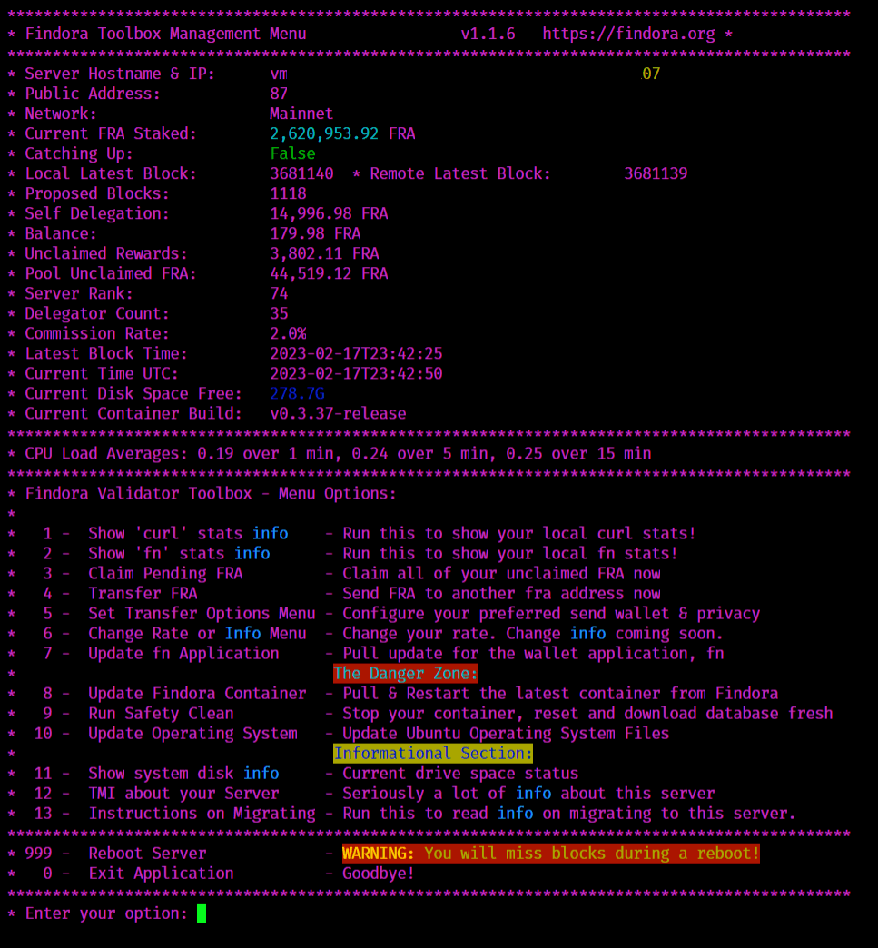 Fractal Toolbox Menu Options