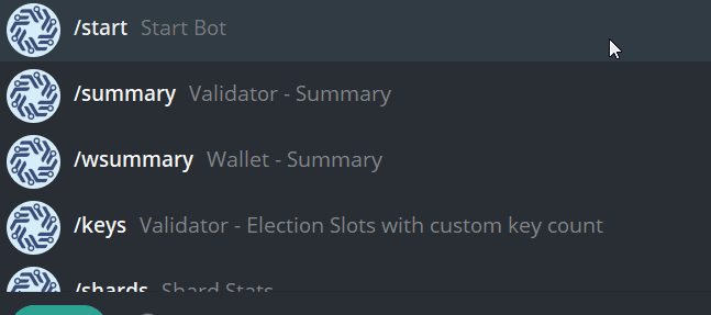 vStatsBot Options